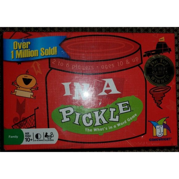 Gamewright Other - IN A PICKLE Card Word Game by Gamewright  New & Sealed Dr.Toy Award Winner